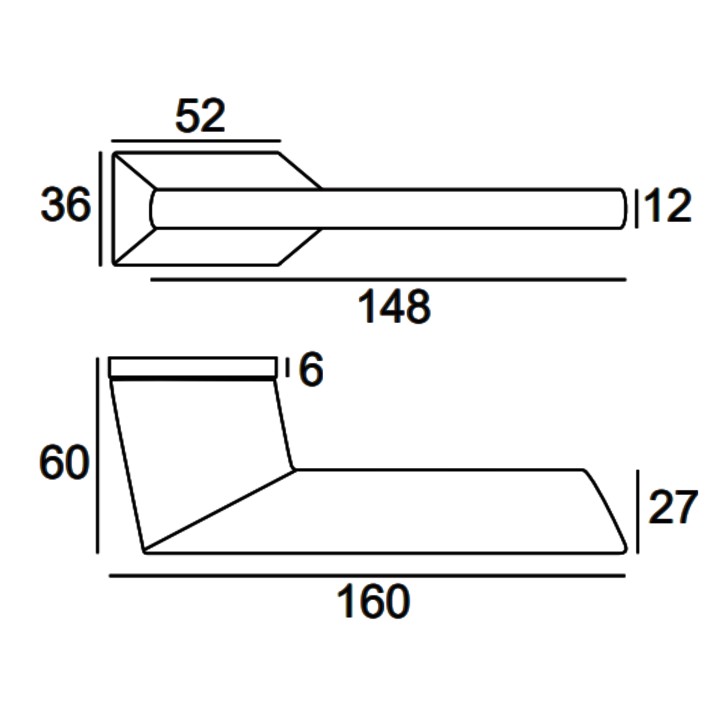 Klamka VDS Hex