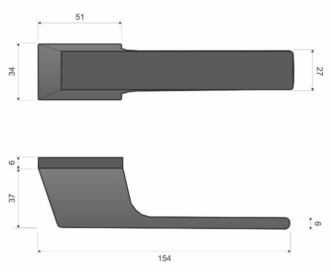 Klamka Infinity Line Sky