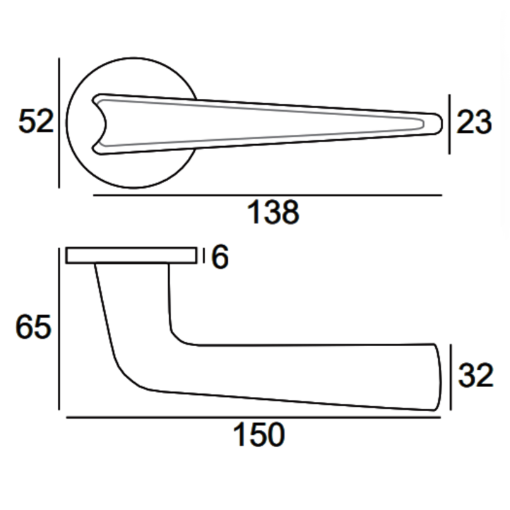 Klamka VDS Radius Fit