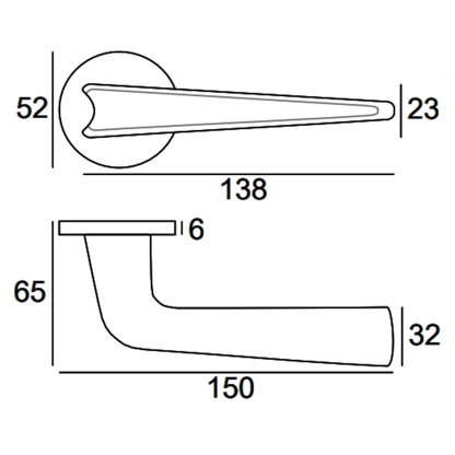 Klamka VDS Radius Fit