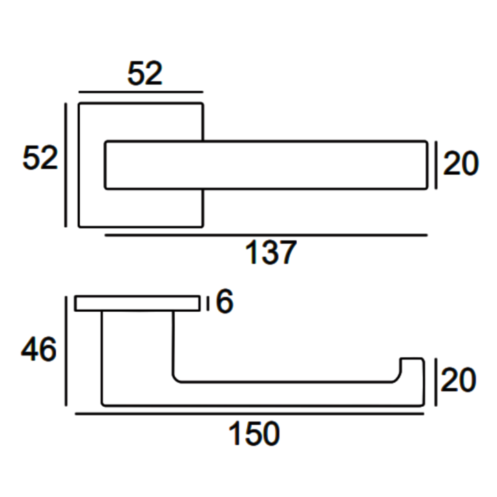Klamka VDS Qbik Fit